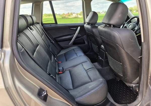 BMW X3 cena 26900 przebieg: 249475, rok produkcji 2007 z Pisz małe 277